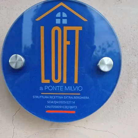 Lejlighed Loft At Ponte Milvio Rom